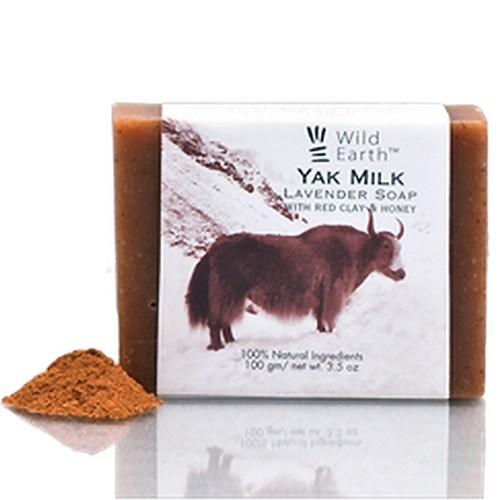 Yak Milk Lavender Soap with Red Clay