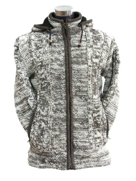 Wool Hooded Winter Jacket