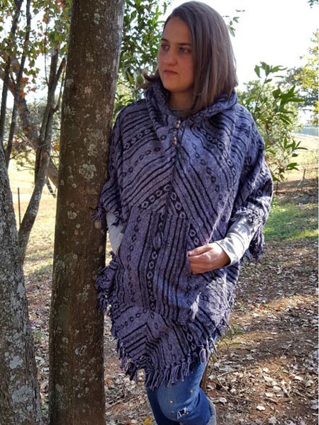 Ladies Mexican Style Poncho
