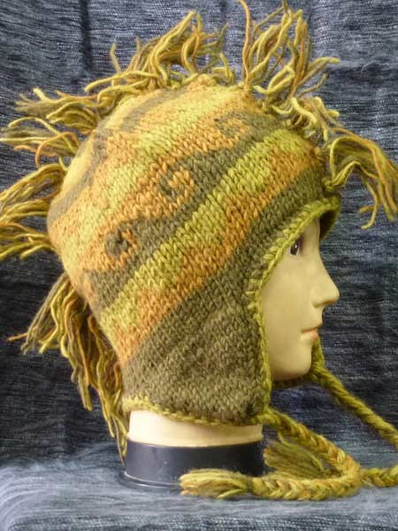 Mohican sherpa hat-olive