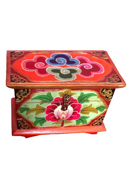 Hand Painted Tibetan Box