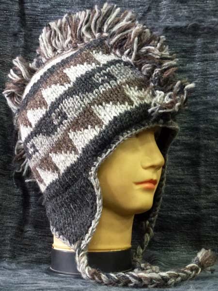 Mohican sherpa hat-natural