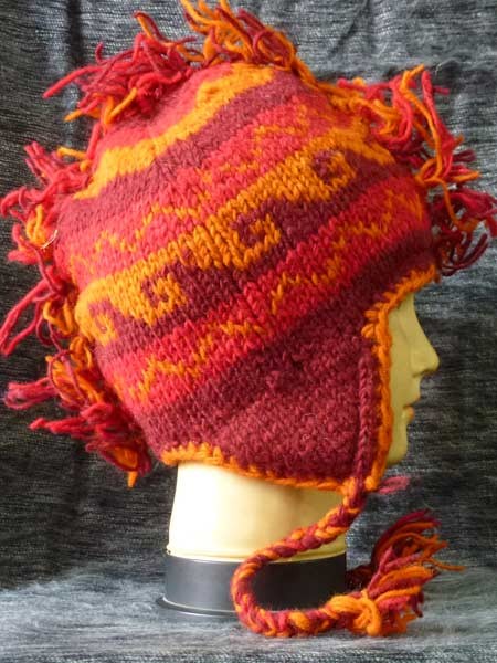 Mohican sherpa hat-fire