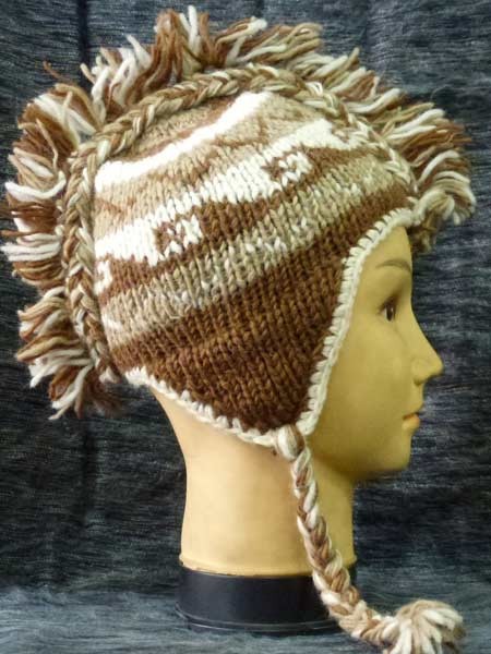 Mohican sherpa hat-browns