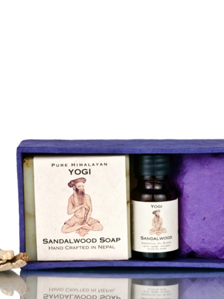 Yogi Sandalwood Soap & Oil Gift Box