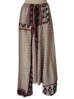 Boho style silk harem pants from Nepal