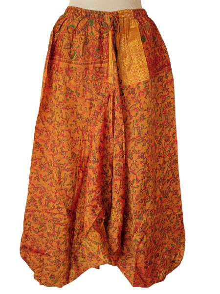 Boho Silk Harem Pants