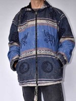 Hooded sharma jacket