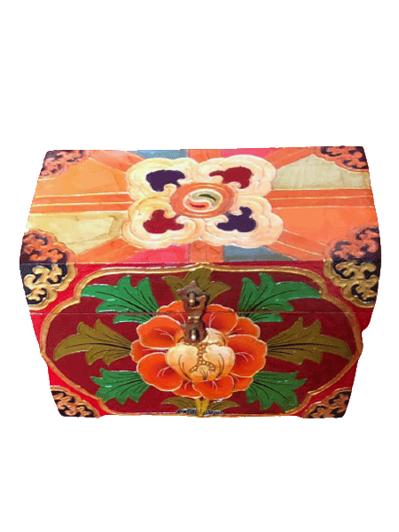 Tibetan Painted Jewelry Box