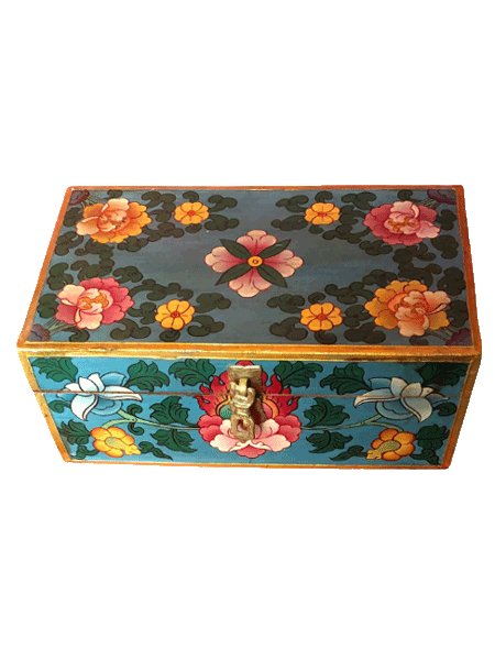 Wooden Tibet Jewelry Box