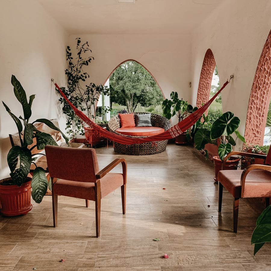 Bohemian style hammock