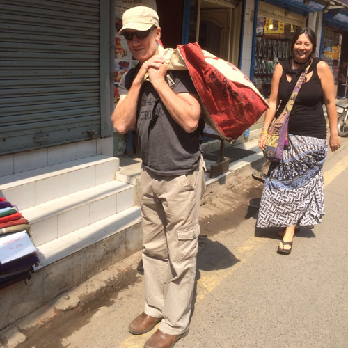 Shopping i Katmandu