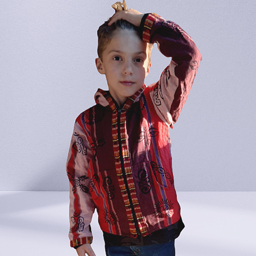 Kids boho hoodie