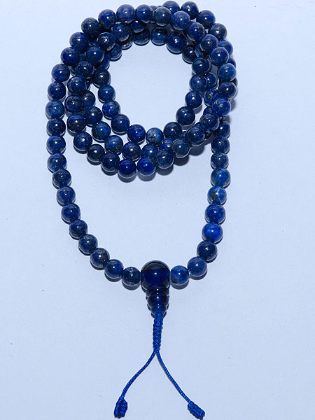 Lapis Lazuli mala, Lapis necklace or bracelet