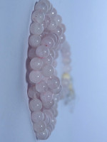 Rose quartz mala