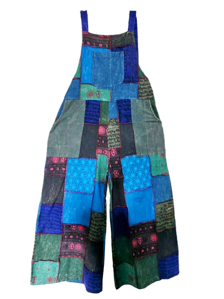 Patchwork Dungaree