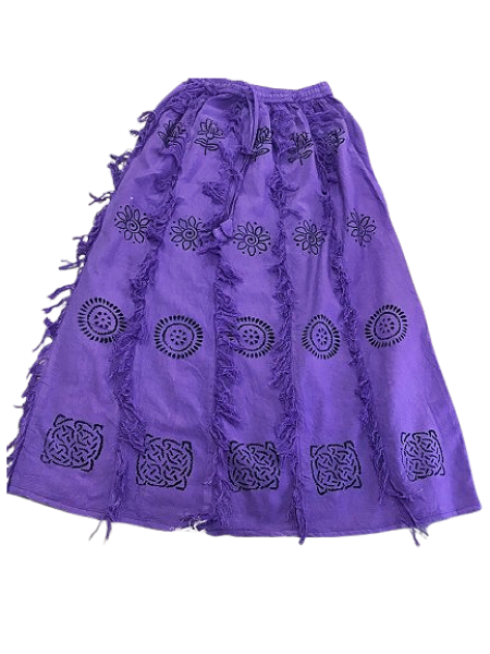 Print Hippie Skirt