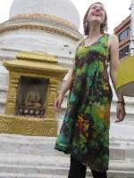 Hippy tie dye dress