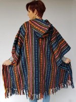 Bohemian pocho, handwoven in Nepal