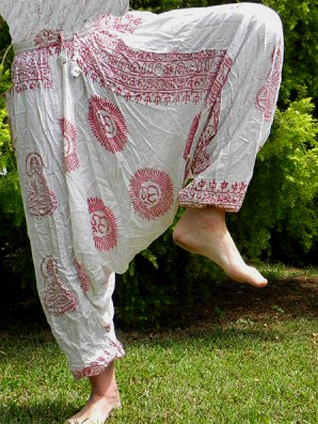 Hippie harem yoga pants