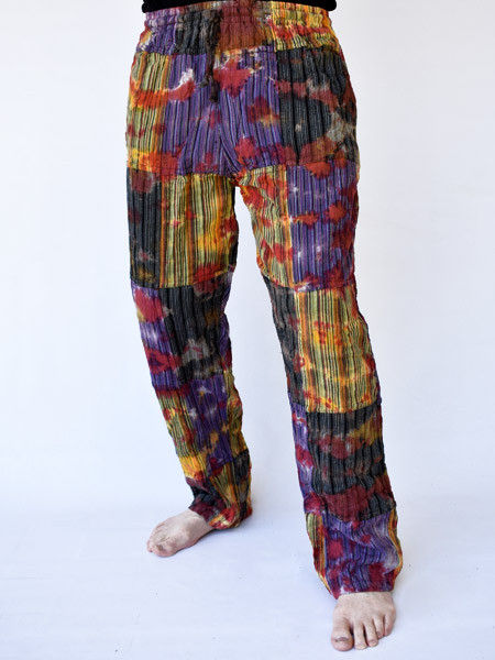 Tie Dye Patch Pants