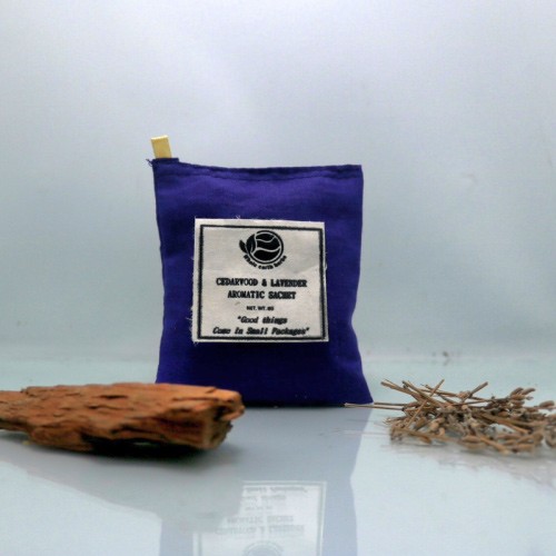 Cedarwood and Lavender Aromatic Sachet