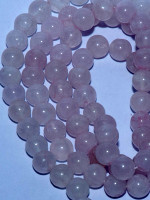 Rose quartz mala