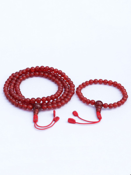 6mm Carnelian Mala Set