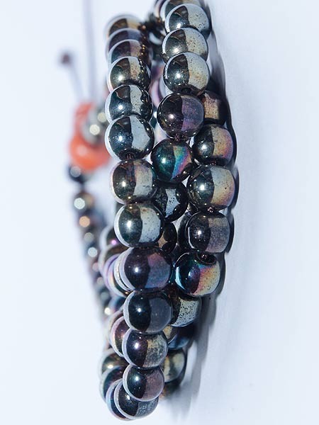 Rainbow glass mala