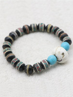 Yak bone wrist mala