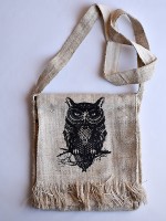 Owl Hemp Bag