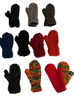 Cable Knit Mittens