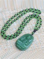 Blessing Buddha Glass prayer mala