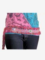 Hippie recycled silk belt