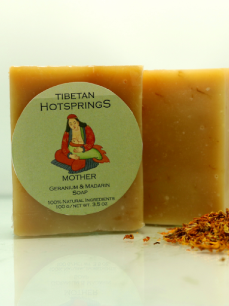 Mother Geranium & Mandarin Soap