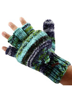 Hand knitted woolen hunter gloves from Nepal