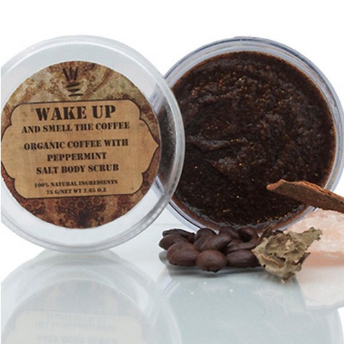 Organic Coffee Body Scrub with Peppermint