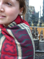 Tribal Geometric Nepalese Shawl