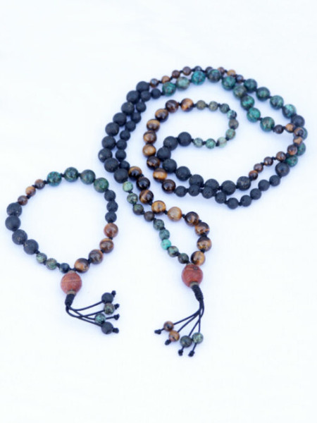 Mixed Beads Mala Set