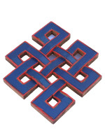 Wooden endless knot wall hanging