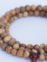 Picture Jasper Mala Set