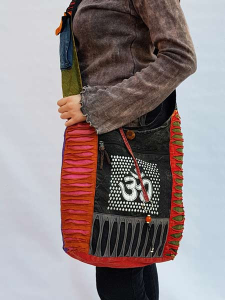 Om sling monk bag