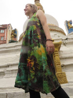 Hippy tie dye dress