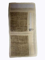 Hemp wallet, earthy colors