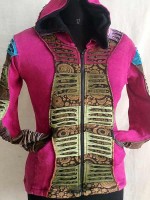 Print patchwork kurtha shirt made in Nepal