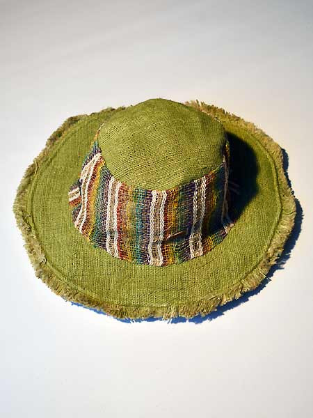 Hemp and cotton hat