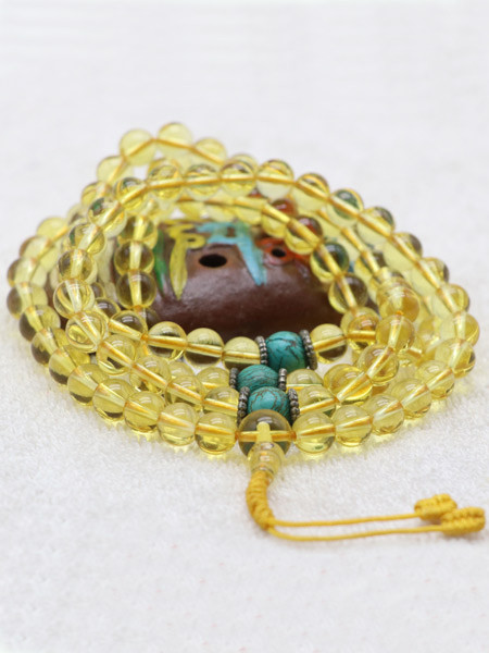 Citrine Stone Mala