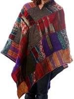 Himalaya patch poncho