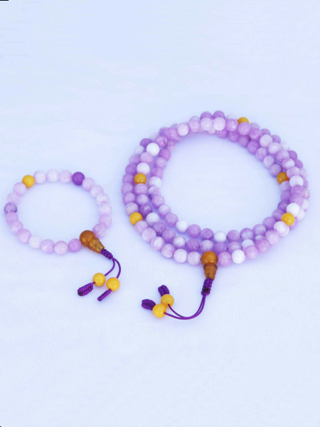 Purple Jasper Mala Set