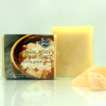 Himalayan pink exfoliating salt soap bar